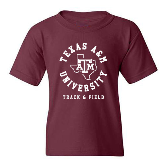 Texas A&M - NCAA Men's Track & Field : Jaqualon Scott - Classic Shersey Youth T-Shirt-0