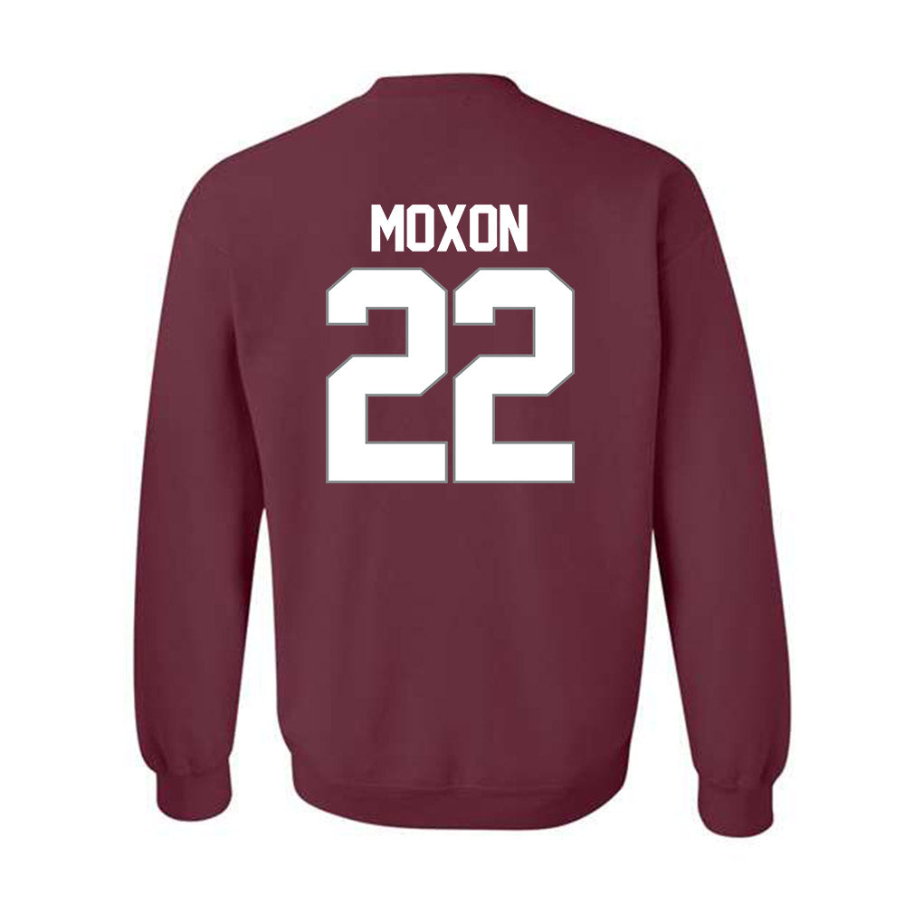 Montana - NCAA Men's Basketball : Luke Moxon - NCAA® March Madness® 2025 Shersey Crewneck Sweatshirt-1