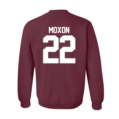Montana - NCAA Men's Basketball : Luke Moxon - NCAA® March Madness® 2025 Shersey Crewneck Sweatshirt-1