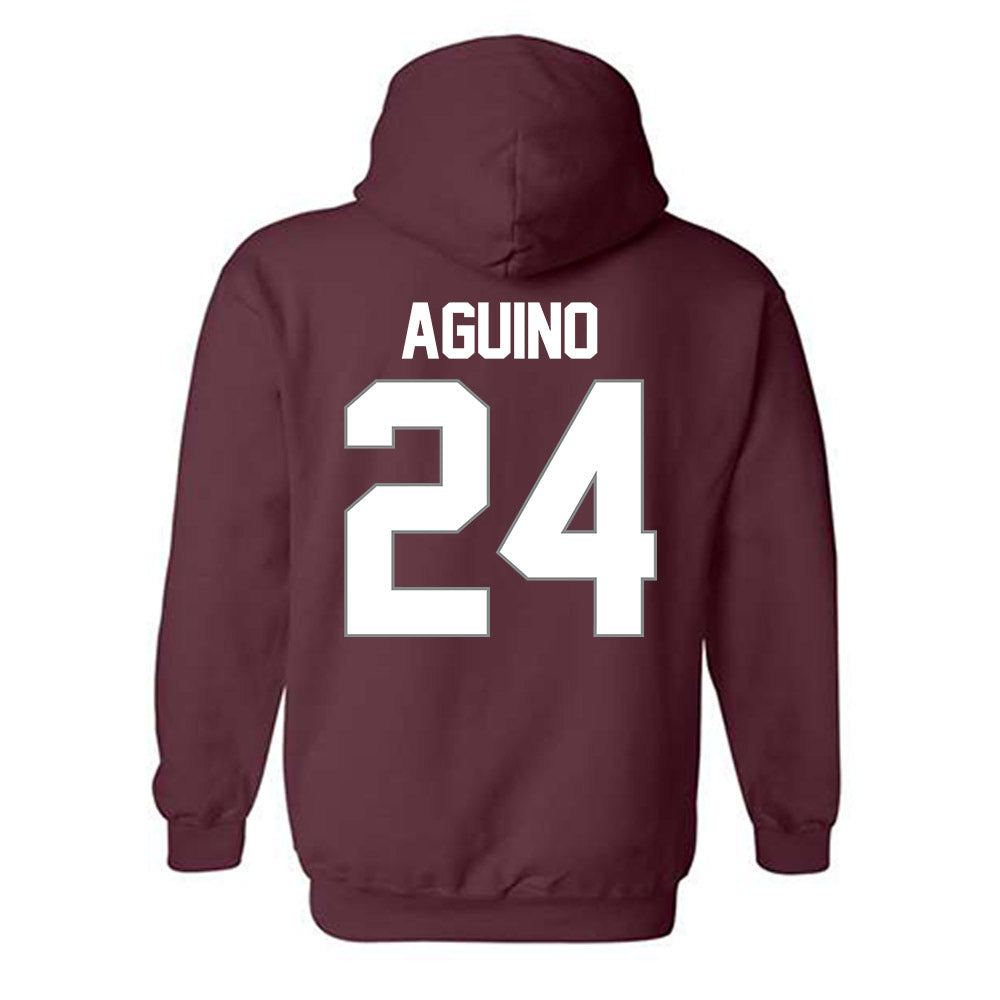 Montana - NCAA Men's Basketball : Kenyon Aguino - NCAA® March Madness® 2025 Shersey Hooded Sweatshirt-1