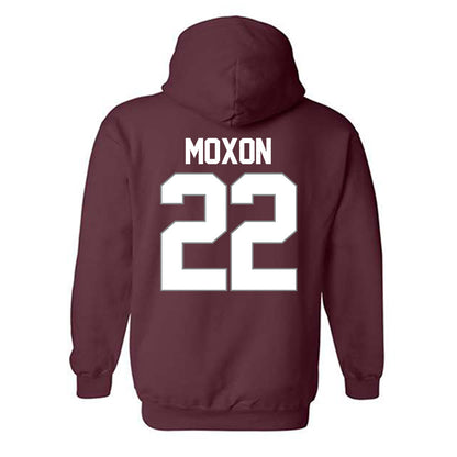 Montana - NCAA Men's Basketball : Luke Moxon - NCAA® March Madness® 2025 Shersey Hooded Sweatshirt-1