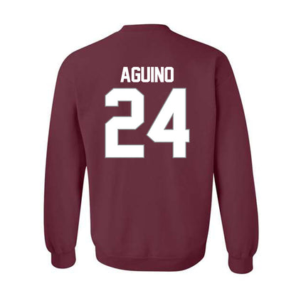Montana - NCAA Men's Basketball : Kenyon Aguino - NCAA® March Madness® 2025 Shersey Crewneck Sweatshirt-1