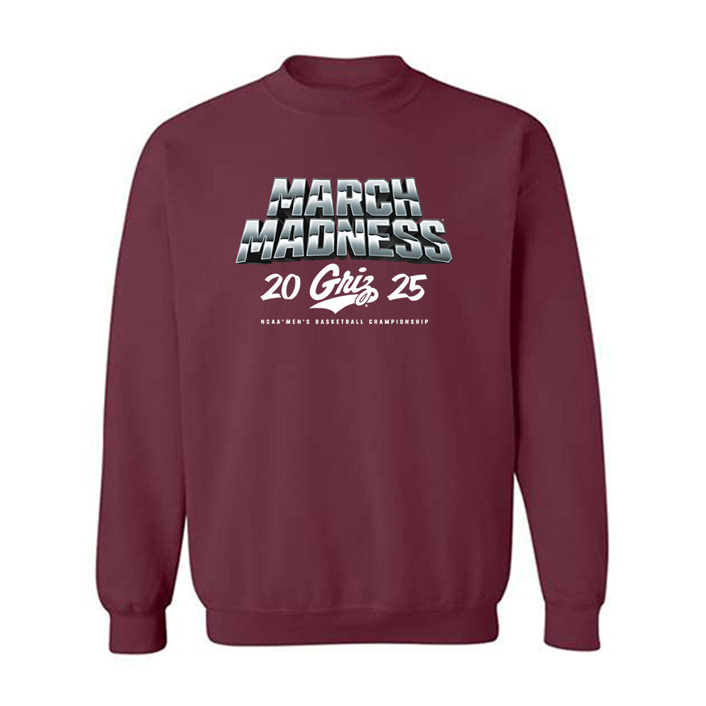 Montana - NCAA Men's Basketball : Kadyn Betts - NCAA® March Madness® 2025 Shersey Crewneck Sweatshirt-0