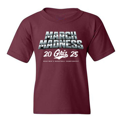 Montana - NCAA Men's Basketball : Kadyn Betts - NCAA® March Madness® 2025 Shersey Youth T-Shirt-0