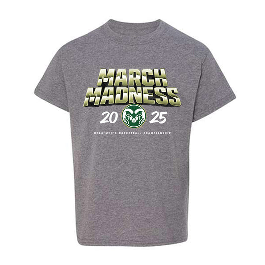 Colorado State - NCAA Men's Basketball : Augustinas Kiudulas - NCAA® March Madness® 2025 Shersey Youth T-Shirt-0