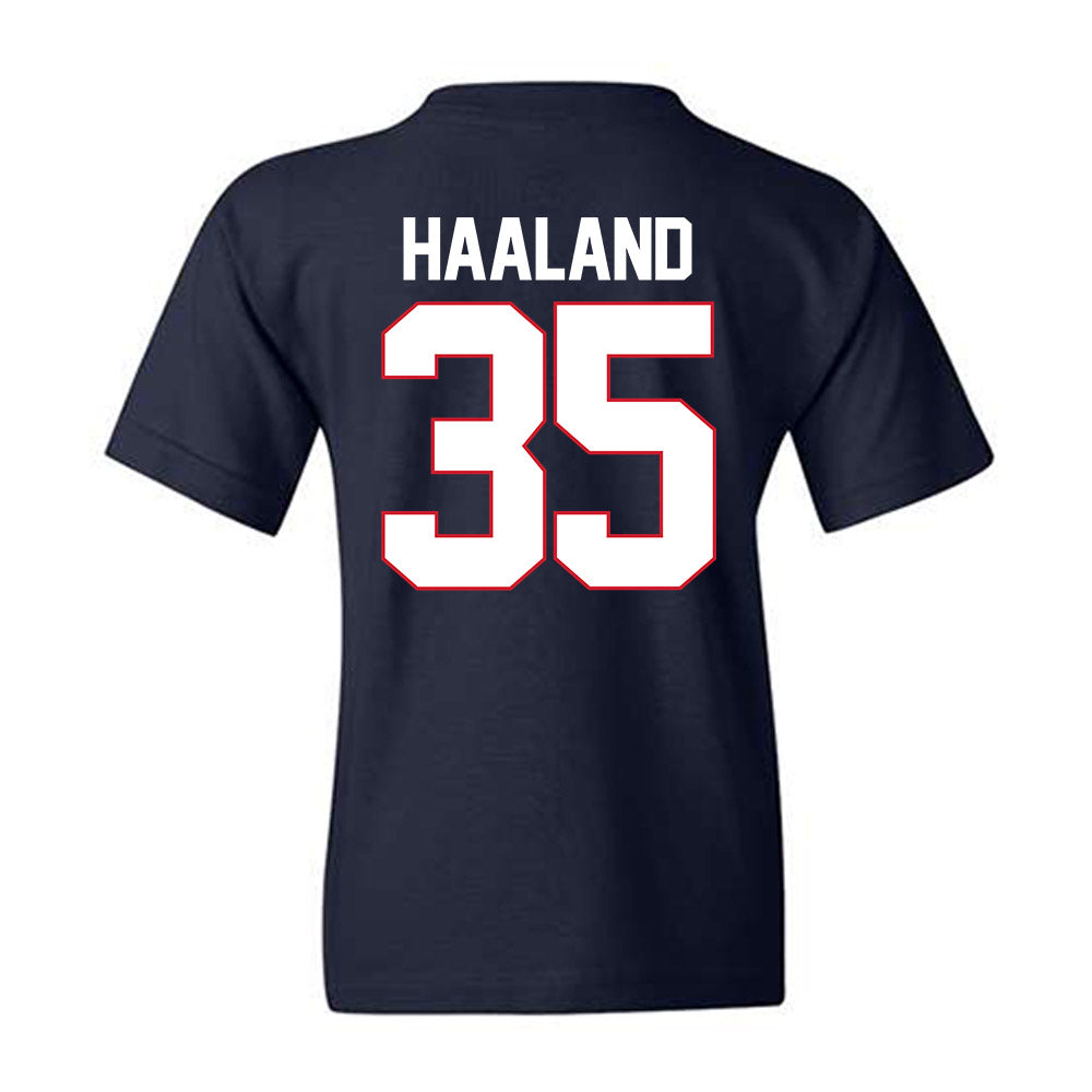 Gonzaga - NCAA Men's Basketball : Noah Haaland - Youth T-Shirt-1