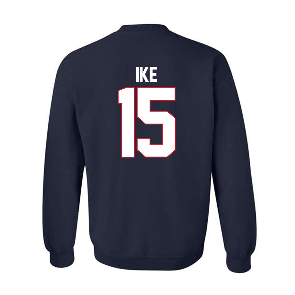 Gonzaga - NCAA Men's Basketball : Graham Ike - Crewneck Sweatshirt-1