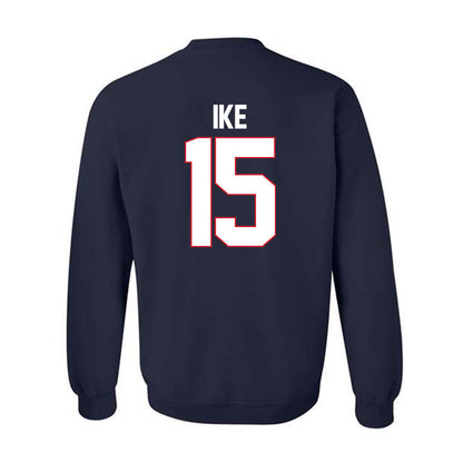 Gonzaga - NCAA Men's Basketball : Graham Ike - Crewneck Sweatshirt-1