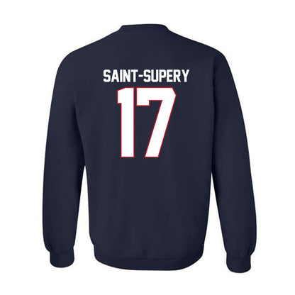 Gonzaga - NCAA Men's Basketball : Mario Saint-Supery - Crewneck Sweatshirt-1