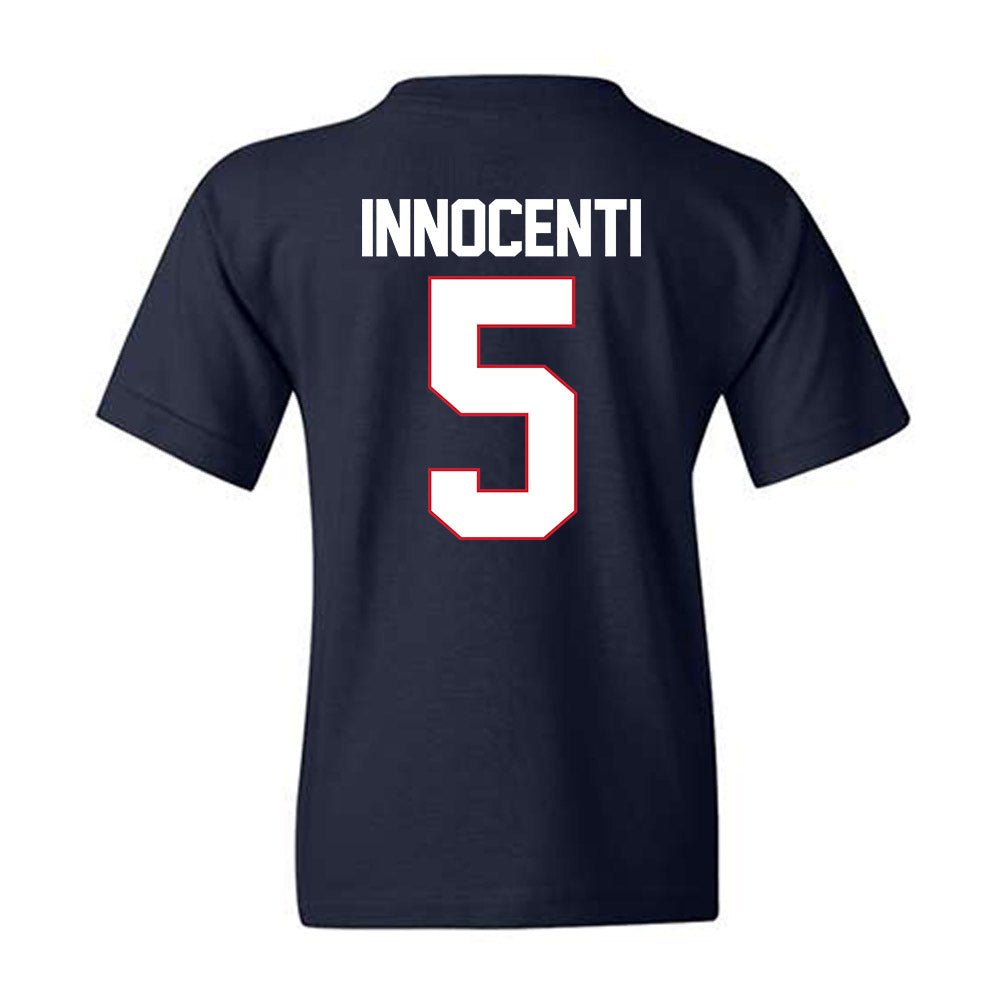 Gonzaga - NCAA Men's Basketball : Emmanuel Innocenti - Youth T-Shirt-1