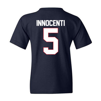 Gonzaga - NCAA Men's Basketball : Emmanuel Innocenti - Youth T-Shirt-1