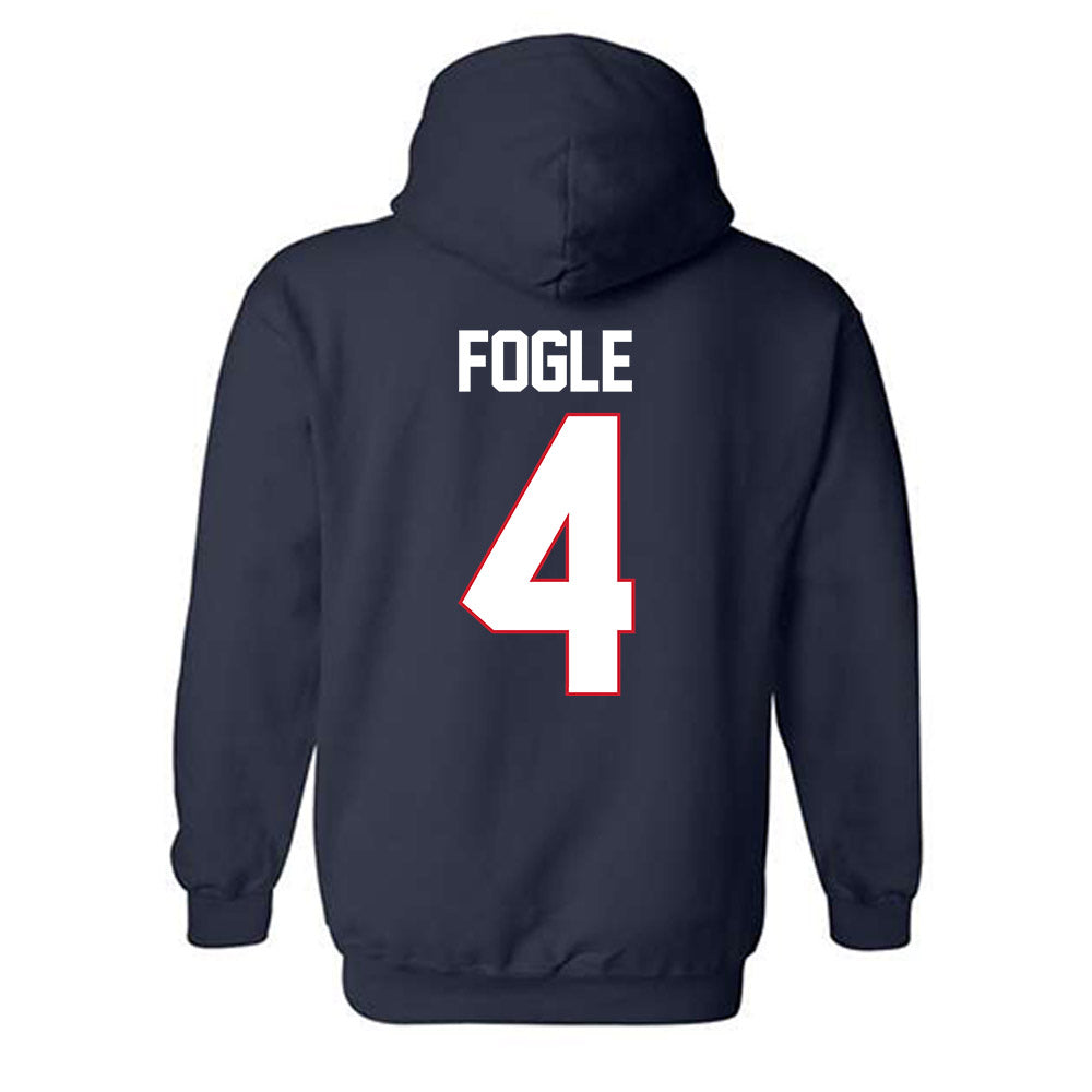 Gonzaga - NCAA Men's Basketball : Davis Fogle - Hooded Sweatshirt-1