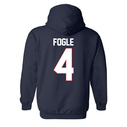 Gonzaga - NCAA Men's Basketball : Davis Fogle - Hooded Sweatshirt-1