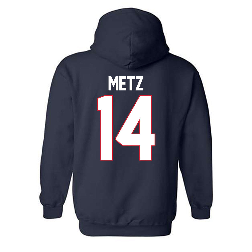 Gonzaga - NCAA Men's Basketball : Alonzo Metz - Hooded Sweatshirt-1