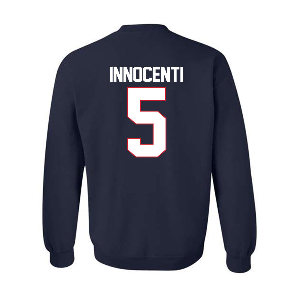 Gonzaga - NCAA Men's Basketball : Emmanuel Innocenti - Crewneck Sweatshirt-1