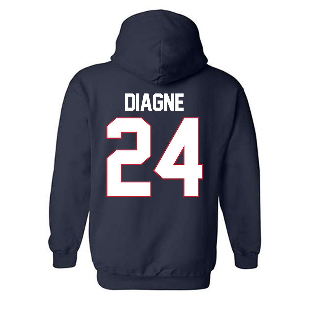 Gonzaga - NCAA Men's Basketball : Ismaila Diagne - Hooded Sweatshirt-1