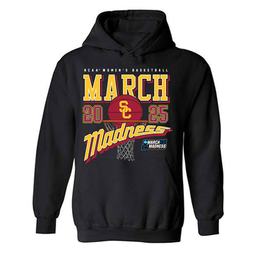 USC - NCAA Women's Basketball : Laura Williams - NCAA® March Madness® 2025 Shersey Hooded Sweatshirt-0
