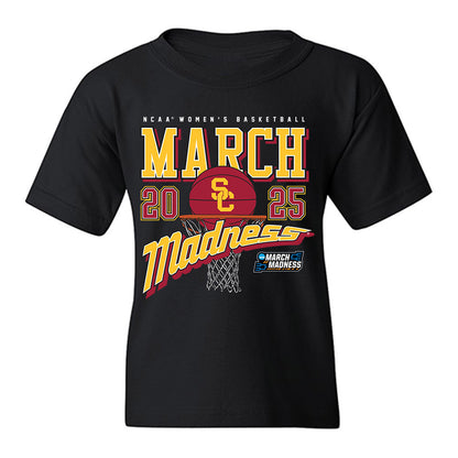 USC - NCAA Women's Basketball : Malia Samuels - NCAA® March Madness® 2025 Shersey Youth T-Shirt-0