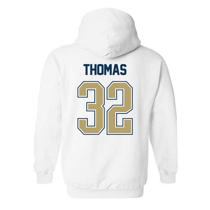 Georgia Tech - NCAA Women's Basketball : D'Asia Thomas - NCAA® March Madness® 2025 Shersey Hooded Sweatshirt-1