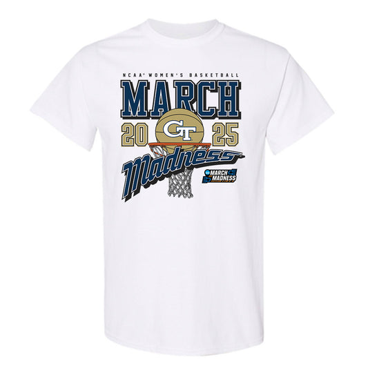 Georgia Tech - NCAA Women's Basketball : Catherine Alben - NCAA® March Madness® 2025 Shersey T-Shirt-0