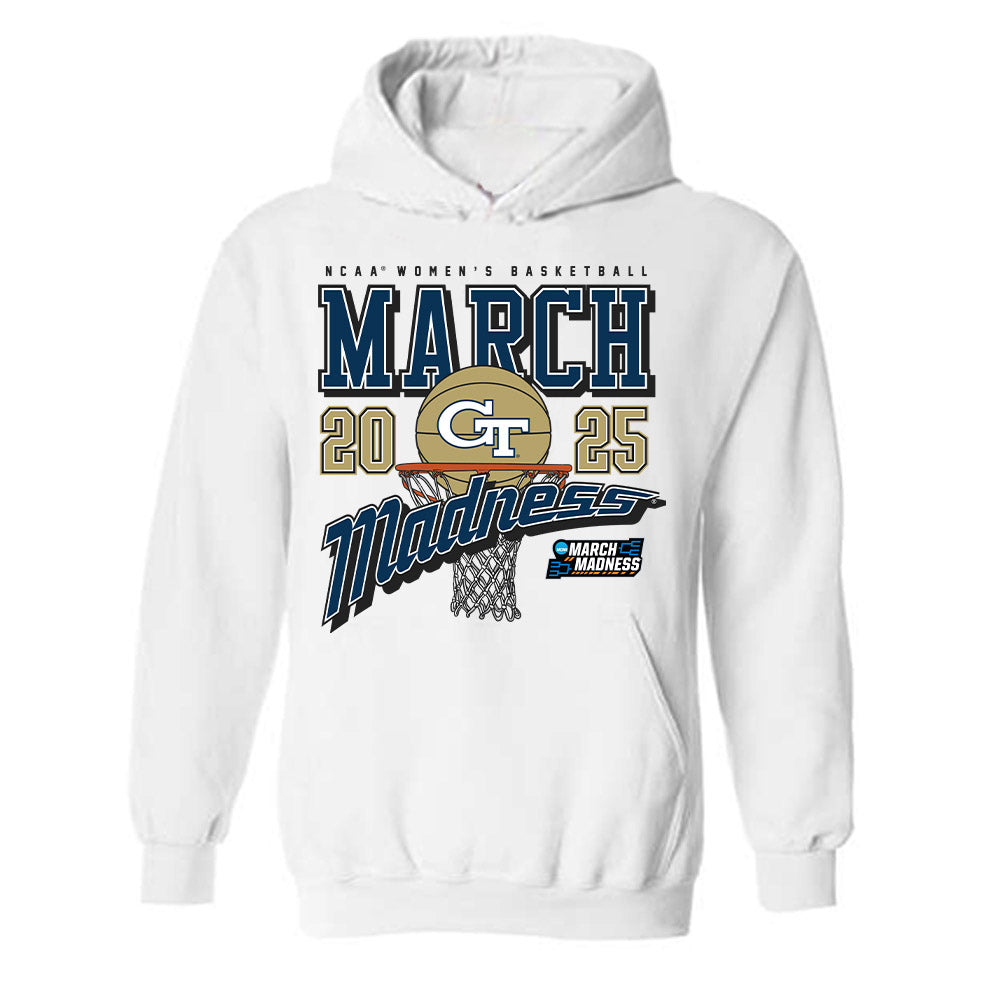 Georgia Tech - NCAA Women's Basketball : Ariadna Termis Casas - NCAA® March Madness® 2025 Shersey Hooded Sweatshirt-0