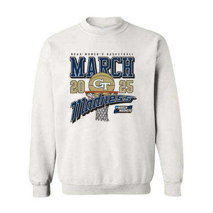 Georgia Tech - NCAA Women's Basketball : Ines Noguero - NCAA® March Madness® 2025 Shersey Crewneck Sweatshirt-0