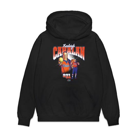 Florida - NCAA Softball : Kenleigh Cahalan - Collage Premium Hooded Sweatshirt-0