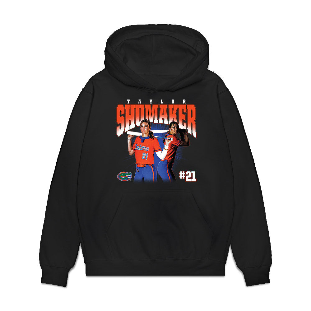 Florida - NCAA Softball : Taylor Shumaker - Collage Premium Hooded Sweatshirt-0