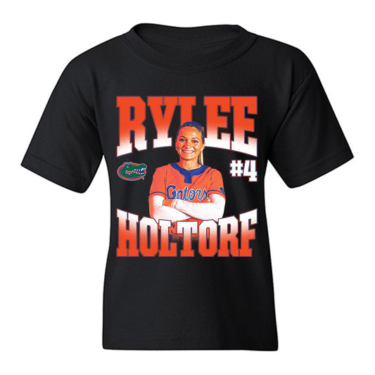 Florida - NCAA Softball : Rylee Holtorf - Collage Youth T-Shirt-0