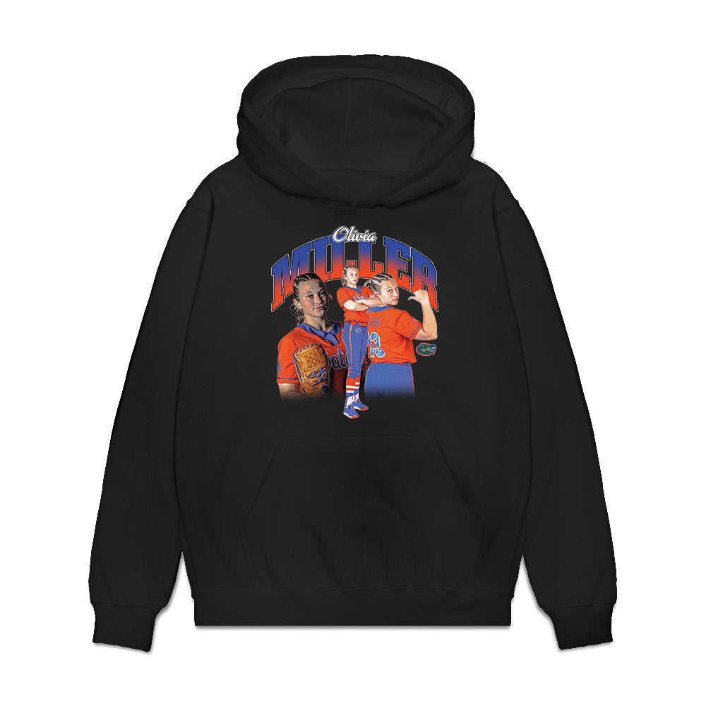 Florida - NCAA Softball : Olivia Miller - Collage Premium Hooded Sweatshirt-0