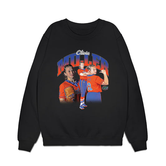 Florida - NCAA Softball : Olivia Miller - Collage Premium Crewneck Sweatshirt-0