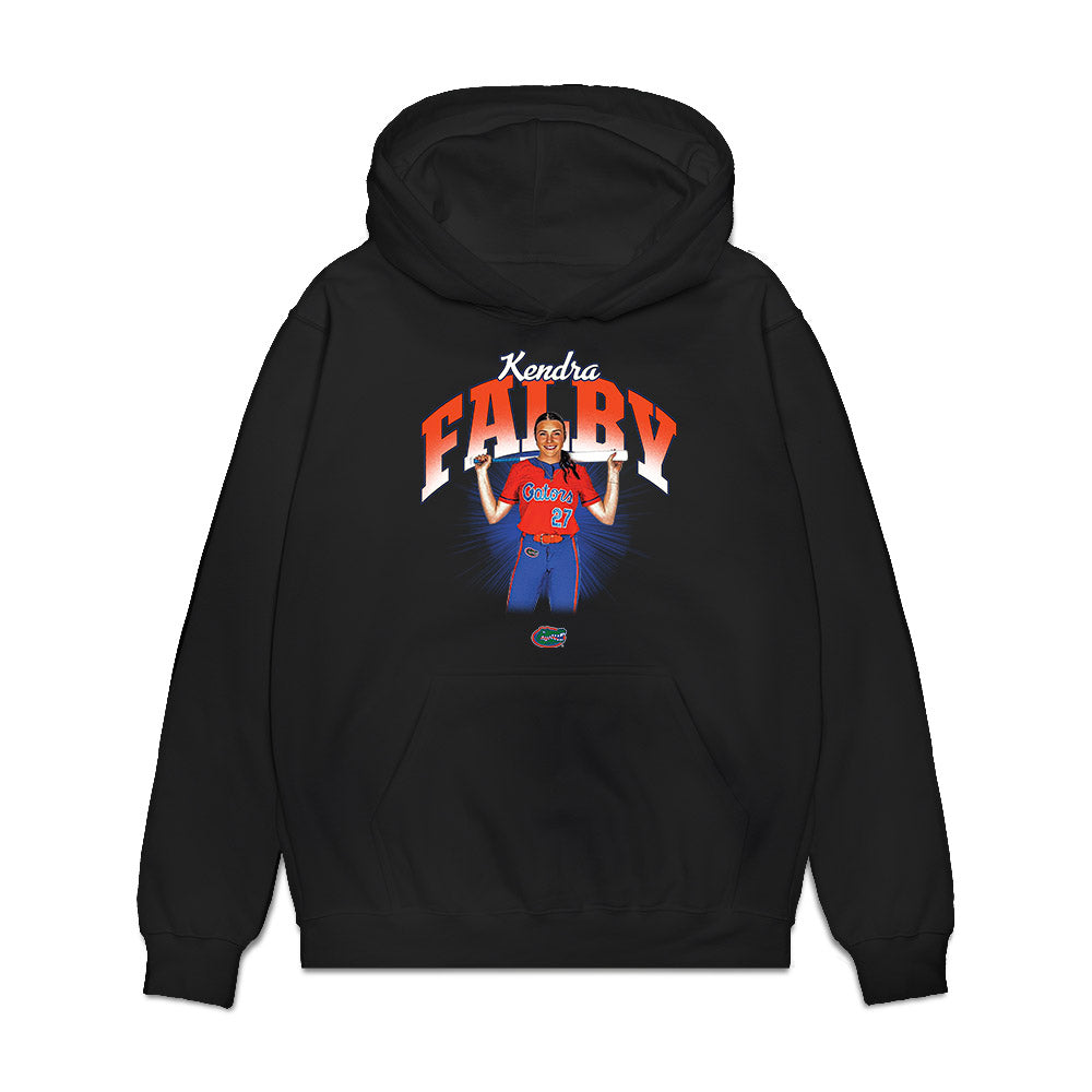 Florida - NCAA Softball : Kendra Falby - Collage Premium Hooded Sweatshirt-0