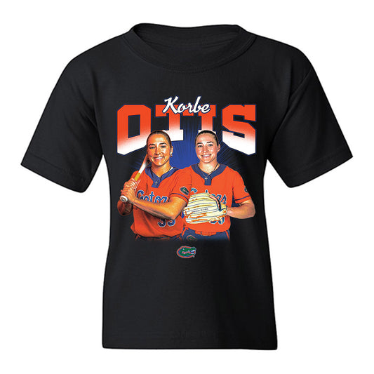Florida - NCAA Softball : Korbe Otis - Collage Youth T-Shirt-0