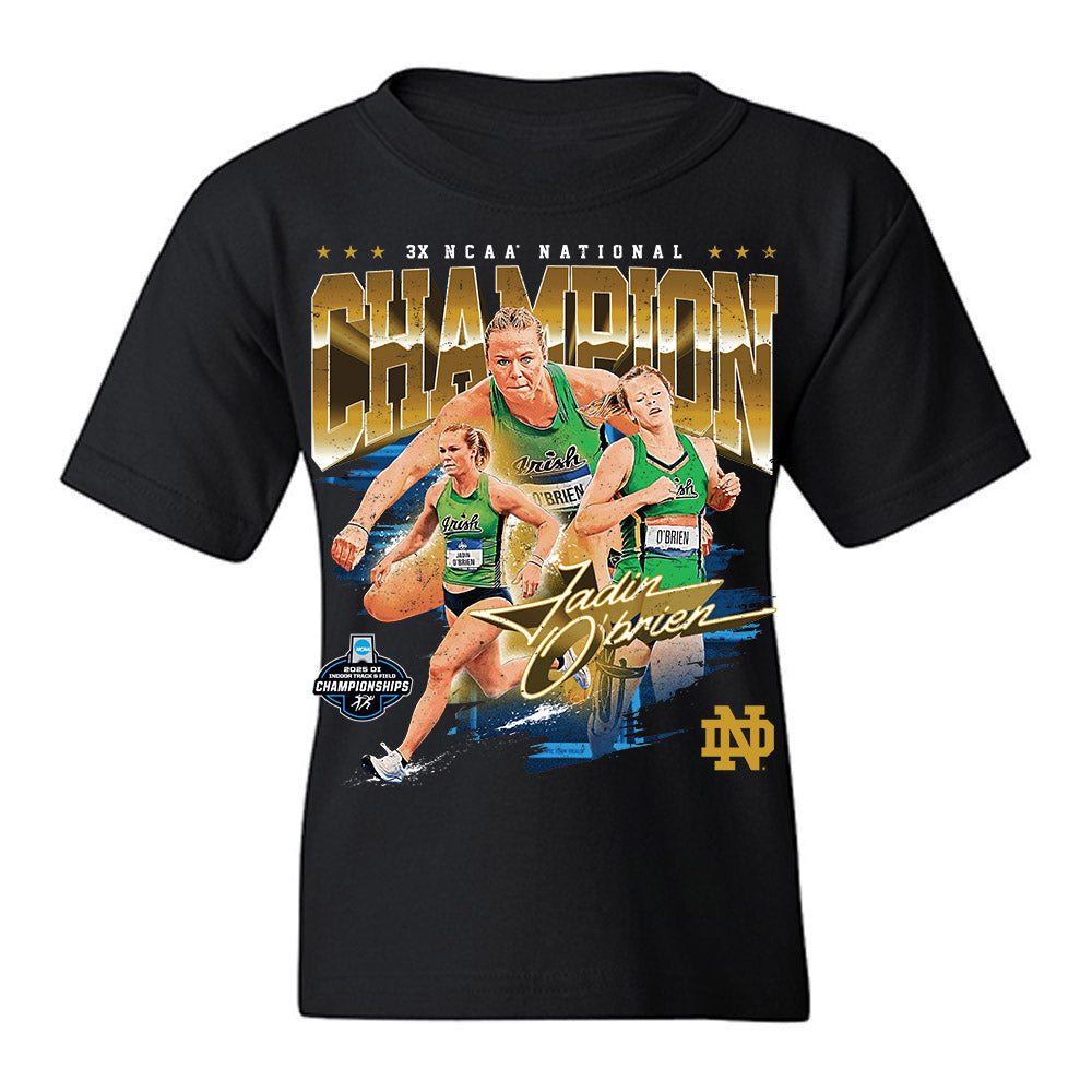 Notre Dame - NCAA Women's Track & Field : Jadin O'Brien - Youth T-Shirt-0