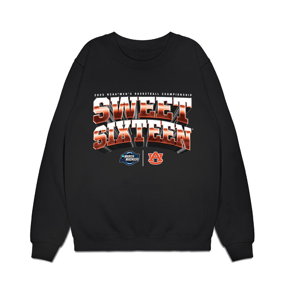 Auburn - NCAA Men's Basketball : - NCAA® March Madness® 2025 Sweet 16 Team Premium Crewneck Sweatshirt-0