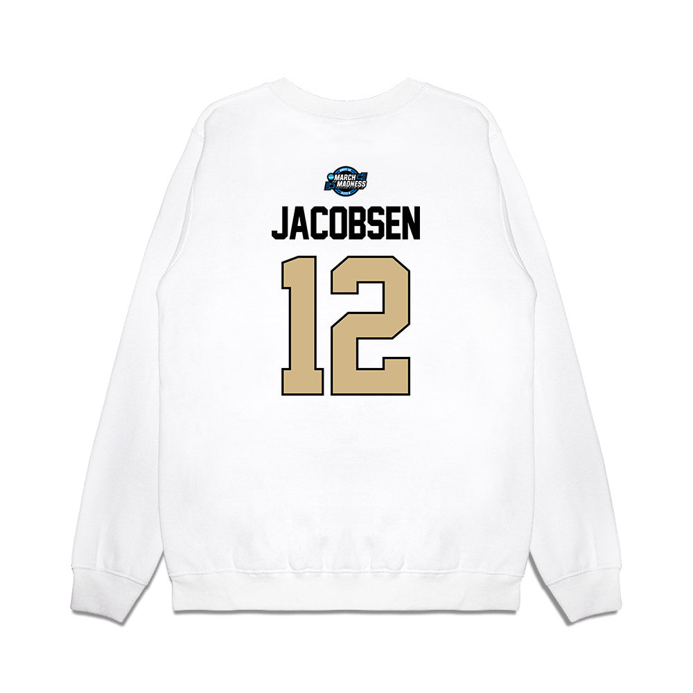 Purdue - NCAA Men's Basketball : Daniel Jacobsen - NCAA® March Madness® 2025 Sweet 16 Shersey Premium Crewneck Sweatshirt-1