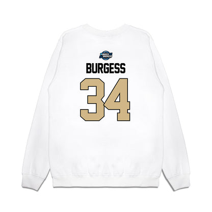 Purdue - NCAA Men's Basketball : Raleigh Burgess - NCAA® March Madness® 2025 Sweet 16 Shersey Premium Crewneck Sweatshirt-1