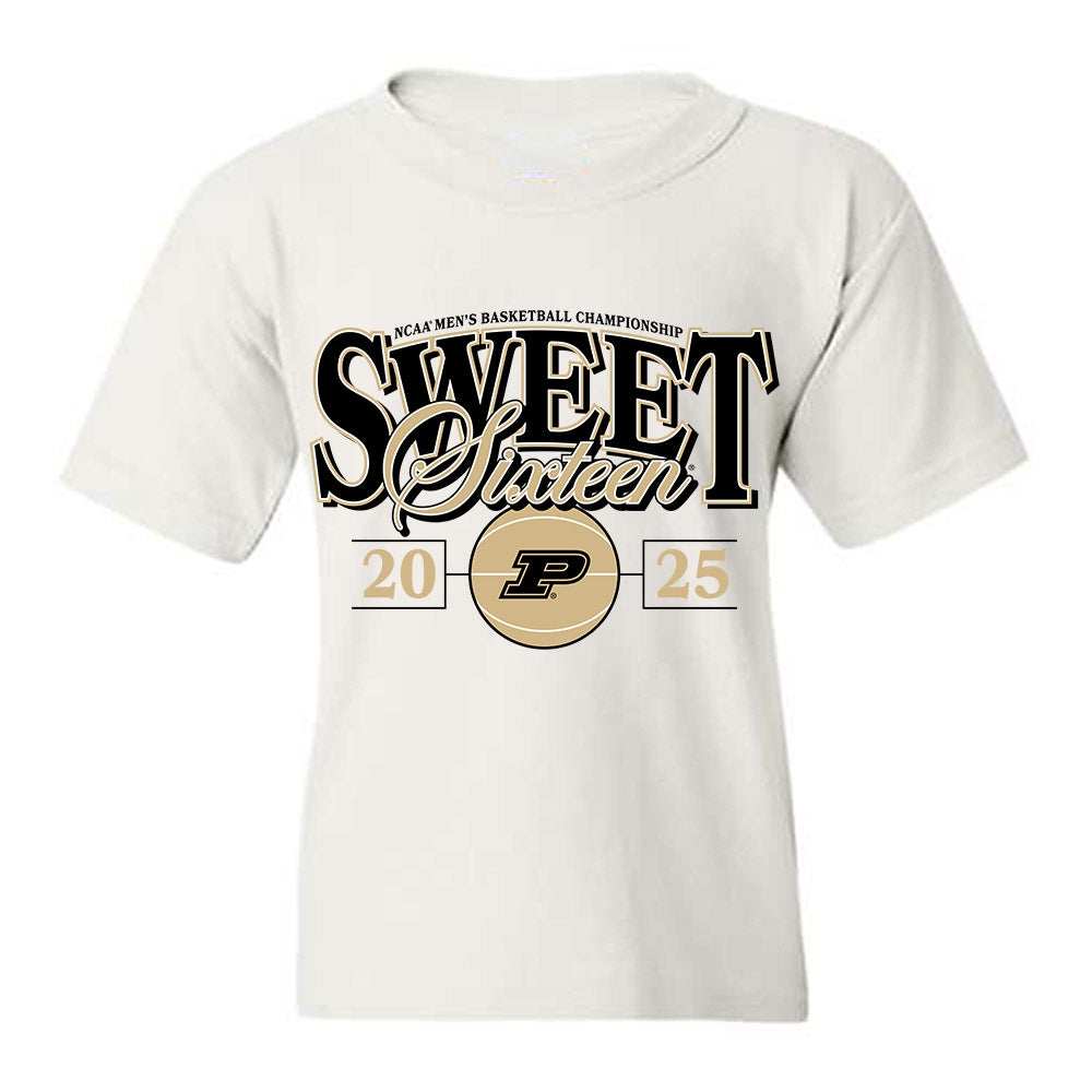Purdue - NCAA Men's Basketball : Jack Lusk - NCAA® March Madness® 2025 Sweet 16 Shersey Youth T-Shirt-0