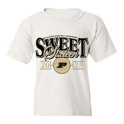 Purdue - NCAA Men's Basketball : Jack Benter - NCAA® March Madness® 2025 Sweet 16 Shersey Youth T-Shirt-0