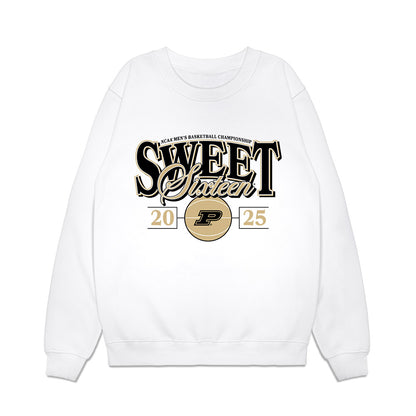 Purdue - NCAA Men's Basketball : Braden Smith - NCAA® March Madness® 2025 Sweet 16 Shersey Premium Crewneck Sweatshirt-0