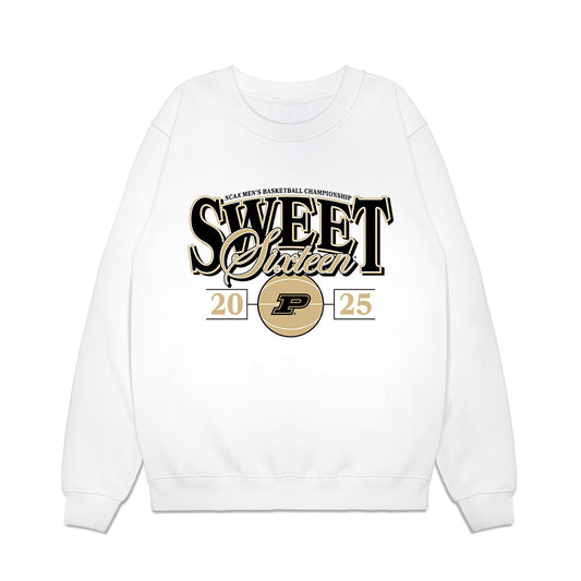 Purdue - NCAA Men's Basketball : Braden Smith - NCAA® March Madness® 2025 Sweet 16 Shersey Premium Crewneck Sweatshirt-0