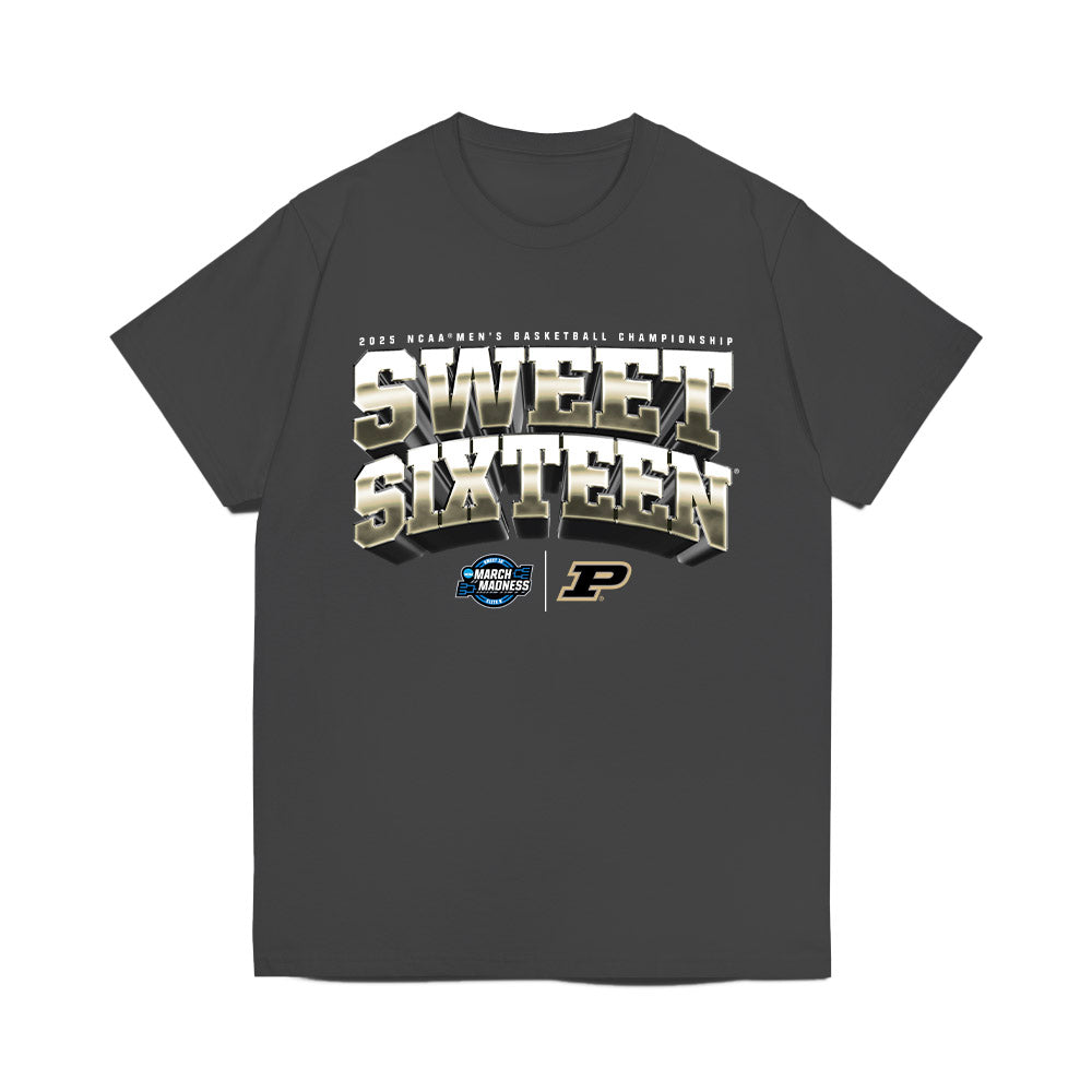 Purdue - NCAA Men's Basketball : - NCAA® March Madness® 2025 Sweet 16 Premium T-Shirt-0