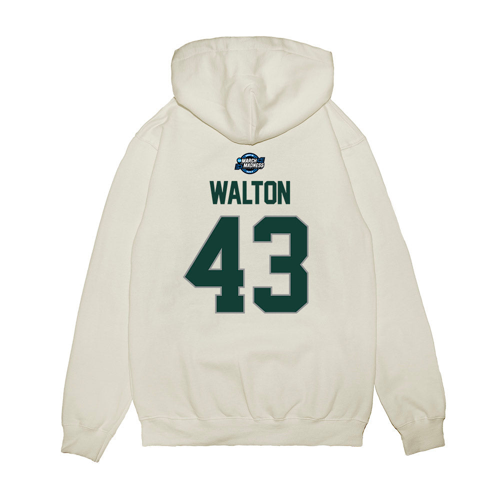 Michigan State - NCAA Men's Basketball : Colin Walton - NCAA® March Madness® 2025 Sweet 16 Premium Hooded Sweatshirt-1