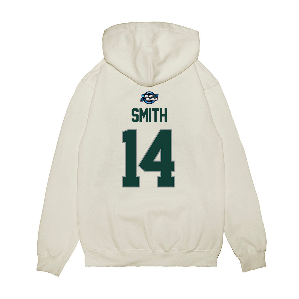 Michigan State - NCAA Men's Basketball : Davis Smith - NCAA® March Madness® 2025 Sweet 16 Premium Hooded Sweatshirt-1