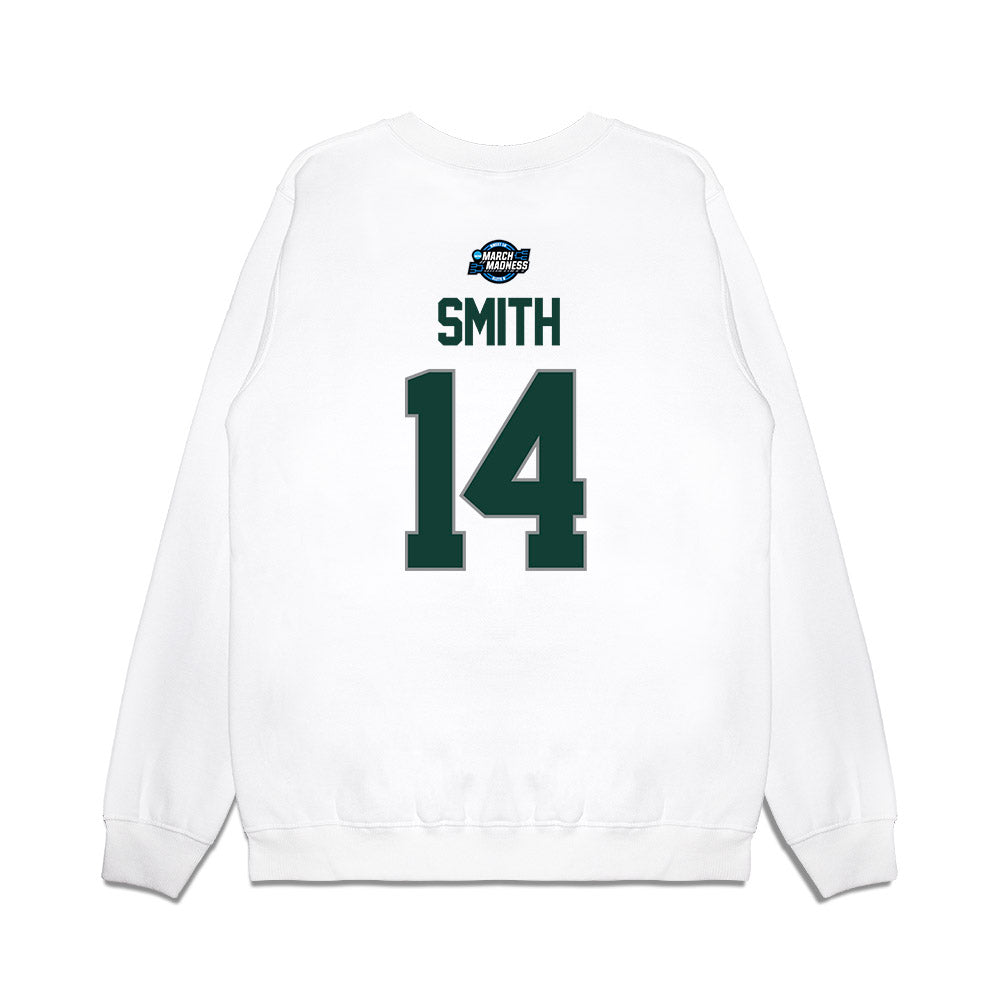Michigan State - NCAA Men's Basketball : Davis Smith - NCAA® March Madness® 2025 Sweet 16 Premium Crewneck Sweatshirt-1