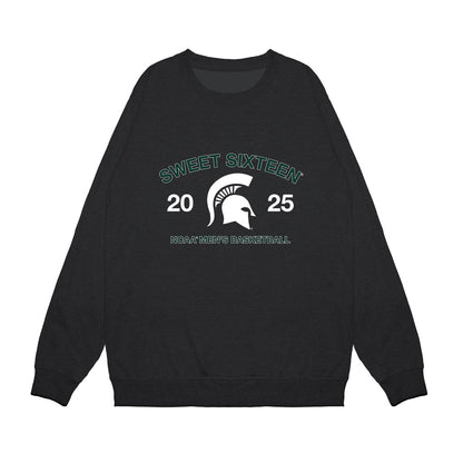 Michigan State - NCAA Men's Basketball : - NCAA® March Madness® 2025 Sweet 16 Roster Premium Crewneck Sweatshirt-0