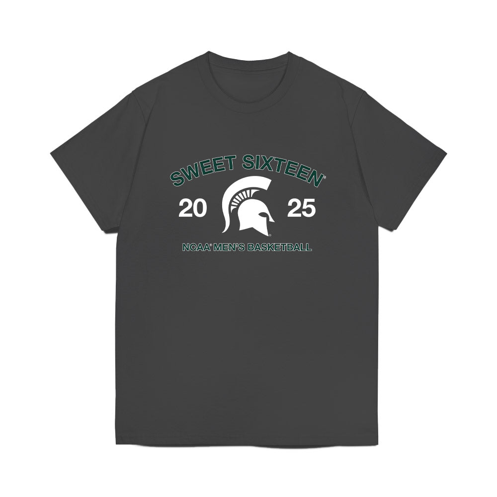 Michigan State - NCAA Men's Basketball : - NCAA® March Madness® 2025 Sweet 16 Roster Premium T-Shirt-0