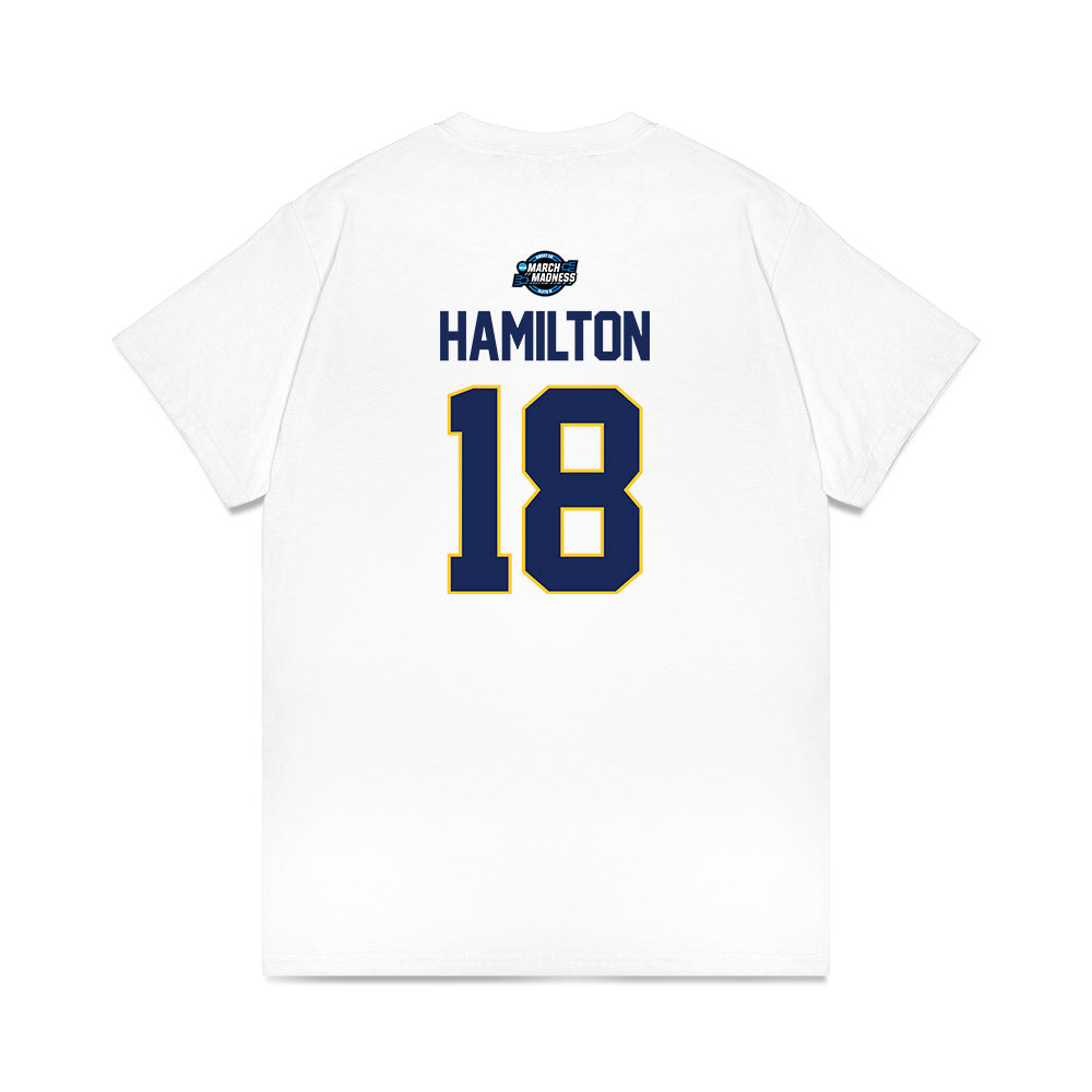 Marquette - NCAA Men's Basketball : Caedin Hamilton - NCAA® March Madness® 2025 Sweet Sixteen Shersey Premium T-Shirt-1