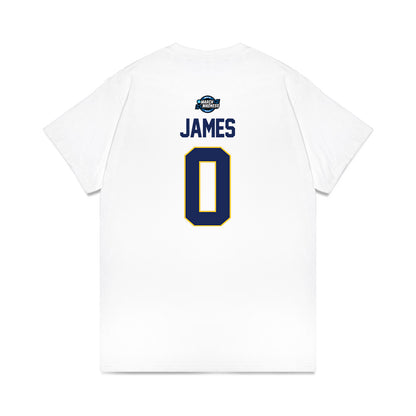 Marquette - NCAA Men's Basketball : Nigel James - NCAA® March Madness® 2025 Sweet Sixteen Shersey Premium T-Shirt-1