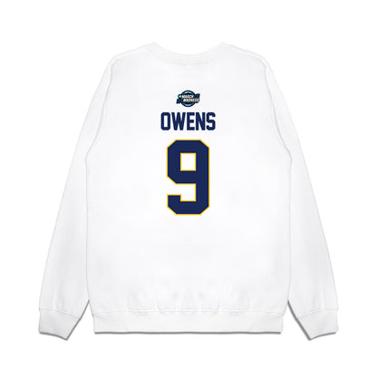Marquette - NCAA Men's Basketball : Damarius Owens - NCAA® March Madness® 2025 Sweet Sixteen Shersey Premium Crewneck Sweatshirt-1